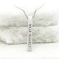Justice Stainless Bar Necklace