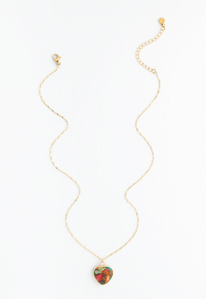 Love in Bloom Jasper Necklace