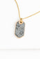 Ink Stone Necklace in Heather Gray