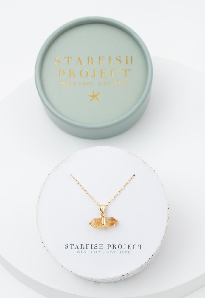 Treasured Citrine Necklace
