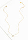 Forever Cushion-Cut Gold Necklace