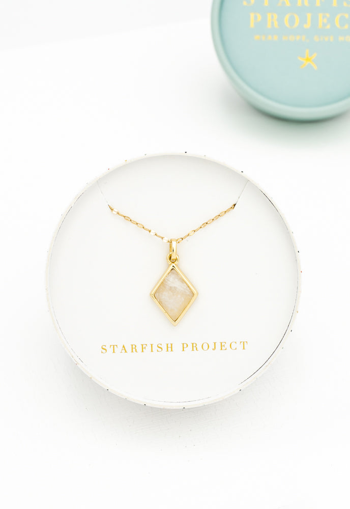 Divine Light Moonstone Necklace