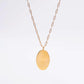 14k gold plated stainless steel pendant necklace gold