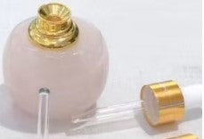 Rose Quartz Perfume Bottles with dropper