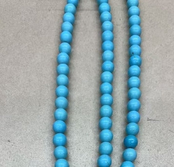 Turquoise bead necklace
