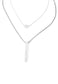 Double necklace-silver