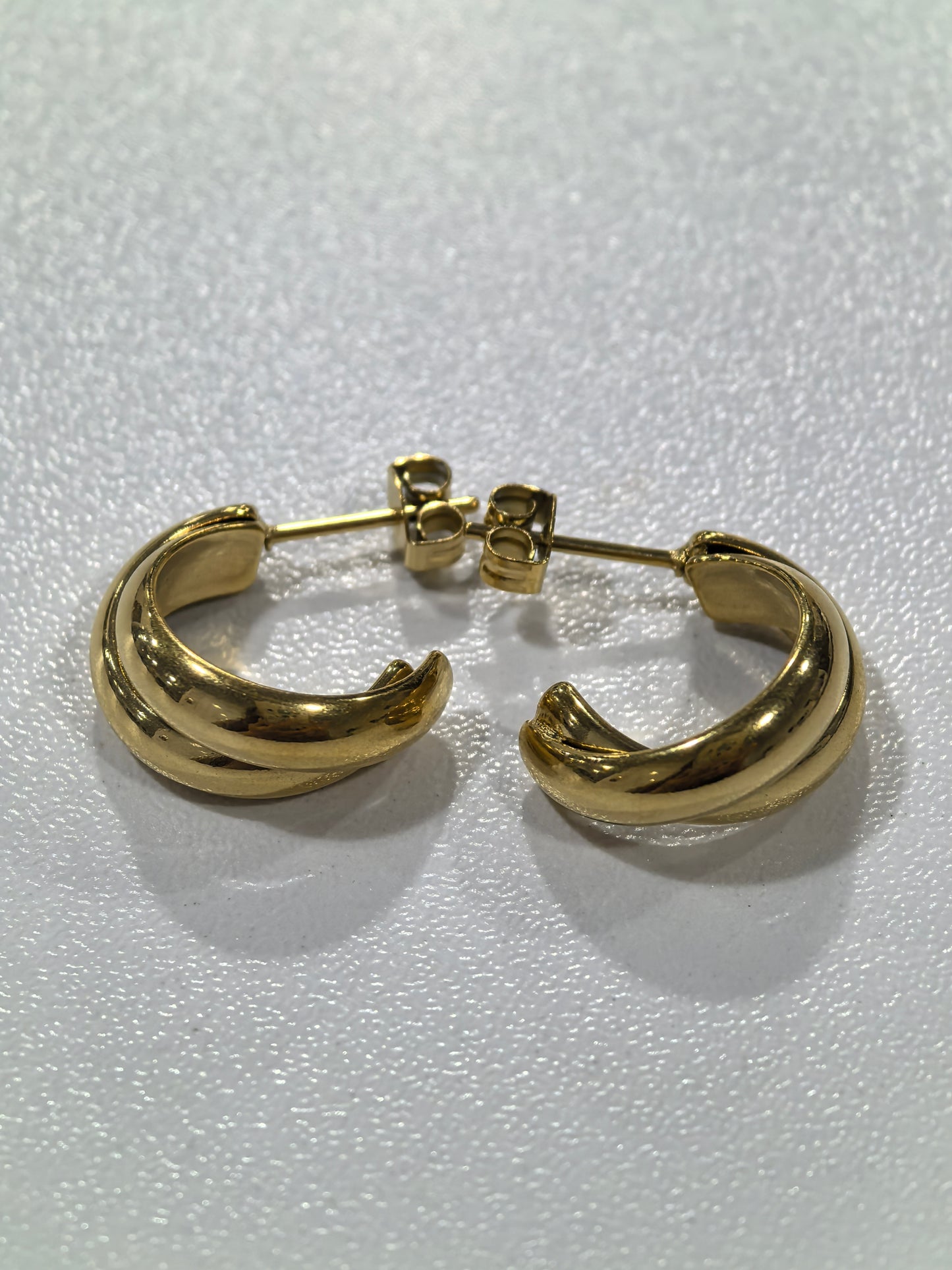 16mm X-shaped Earrings