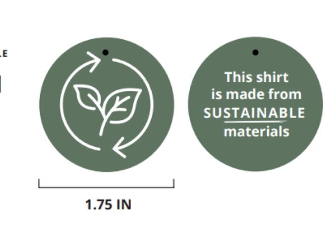 Sustainable Content Hang Tag