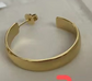 Gold Hoops（ 30mm x 5.5mm）