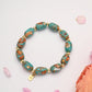 Sierra Bloom Turquoise Emperor Stone Beaded Bracelet