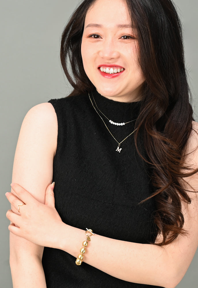 Harmony Pearl Cluster Necklace -GbJ