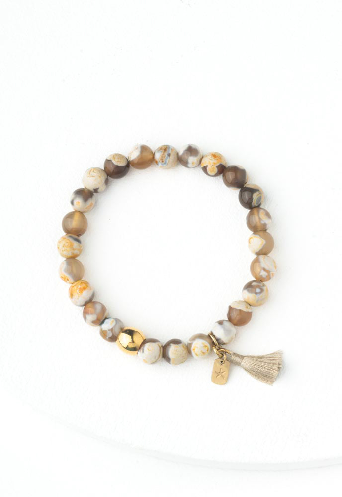 Astra Tassel Bracelet in Desert