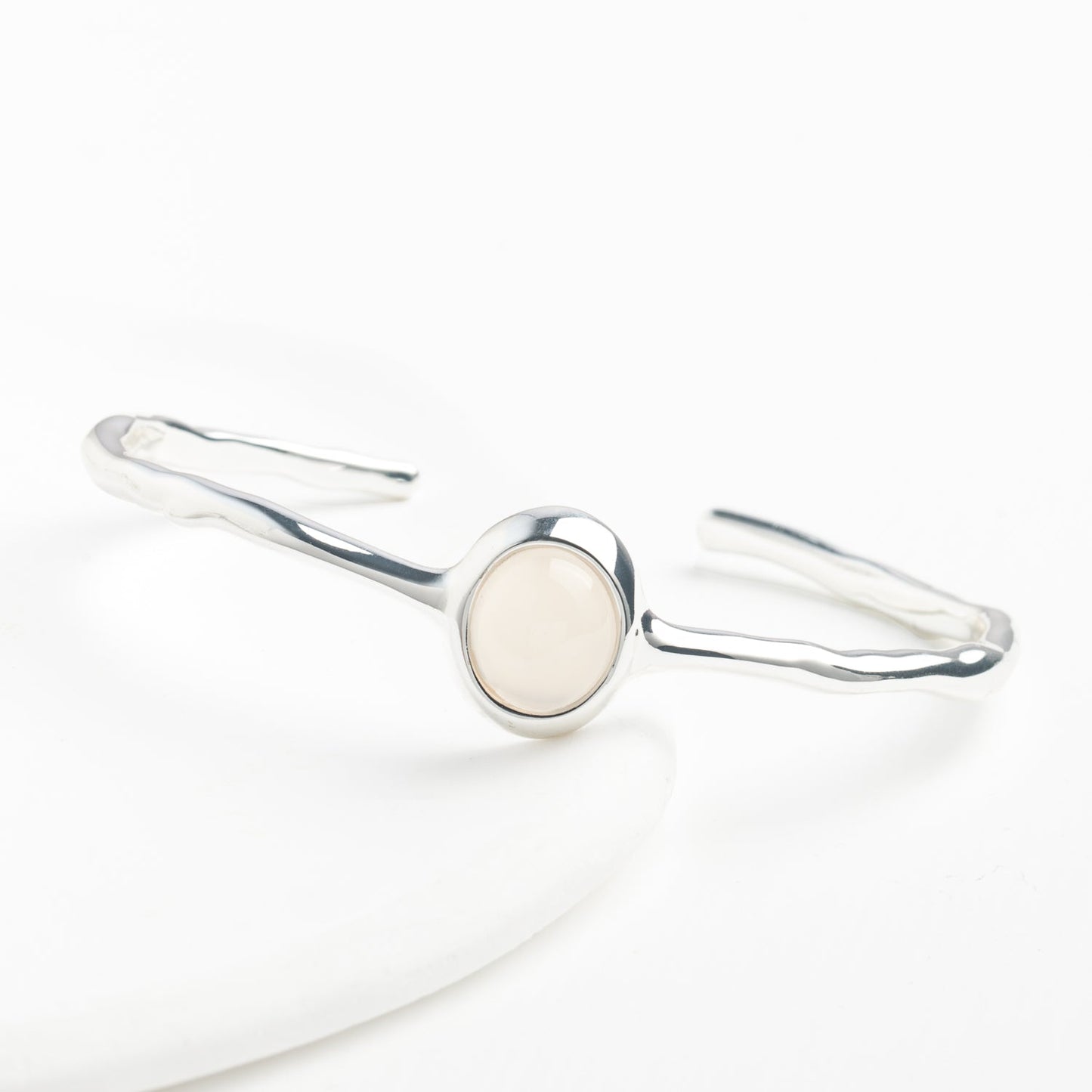 Serene Agate Cuff Bracelet
