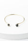 Shine Two-Stone Cuff in Midnight