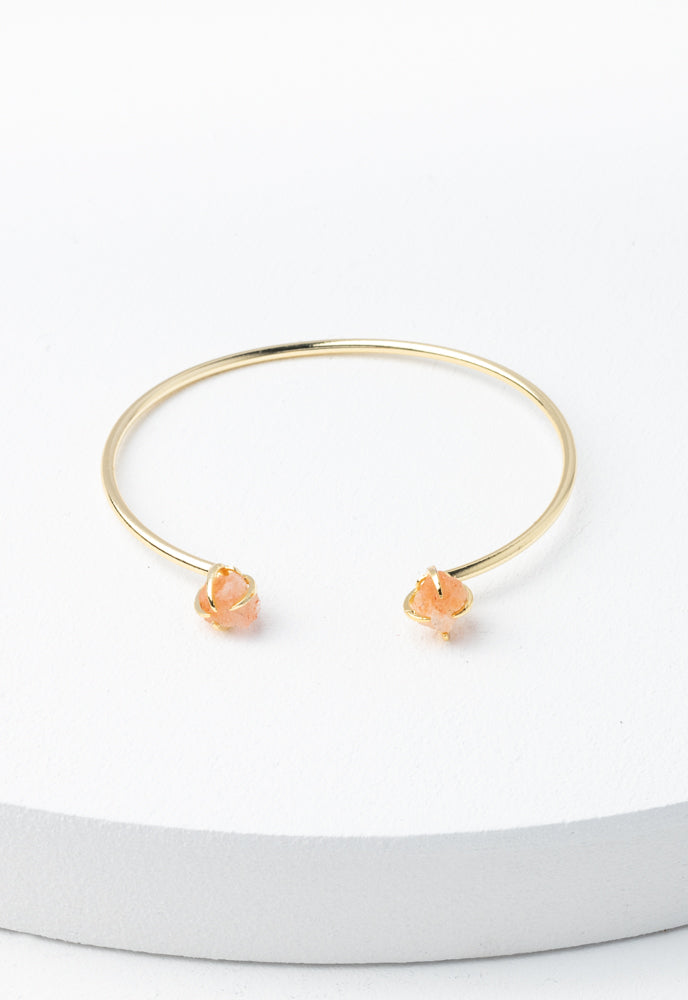 Shine Two-Stone Cuff in Sunset