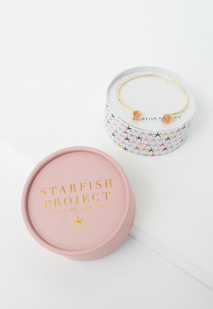 Shine Two-Stone Cuff in Sunset