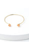 Shine Two-Stone Cuff in Sunset
