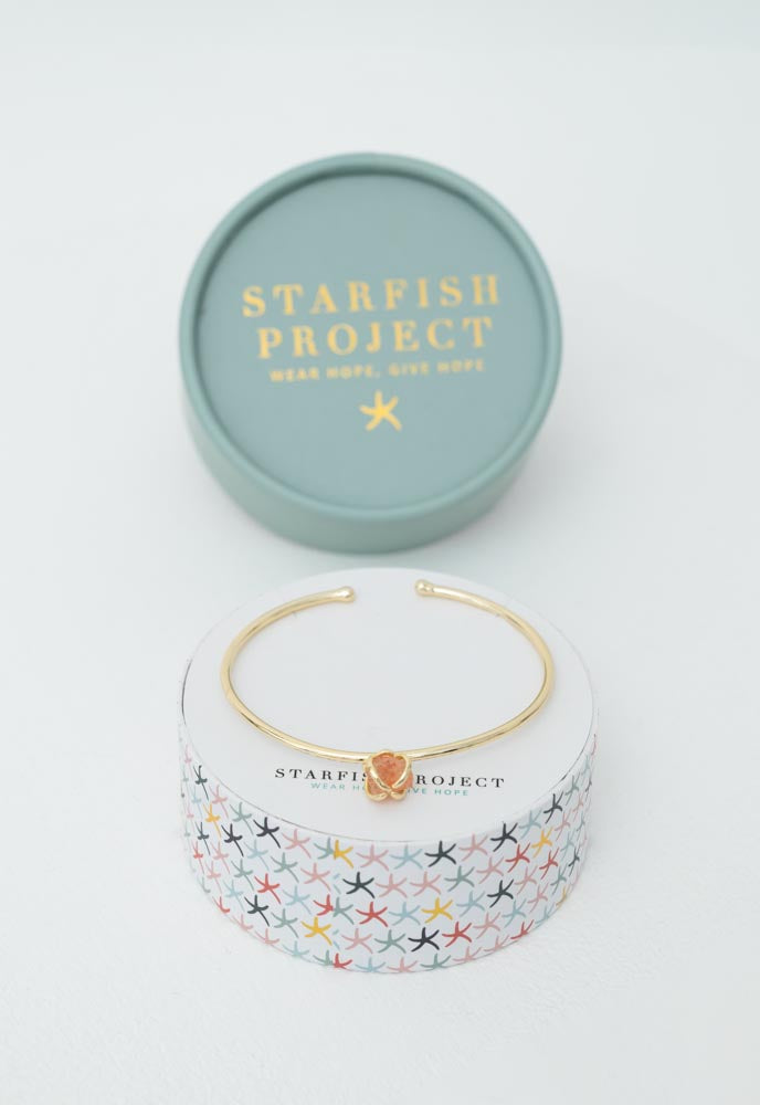 Shine Single-Stone Cuff in Sunset