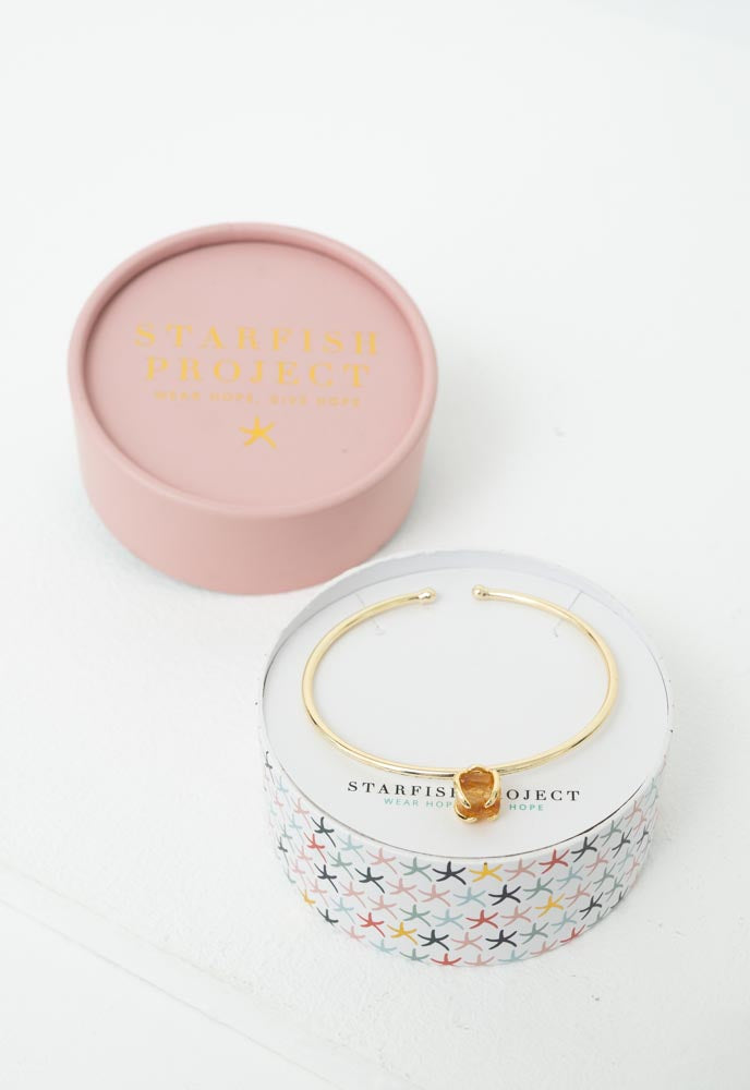 Shine Single-Stone Cuff in Dawn