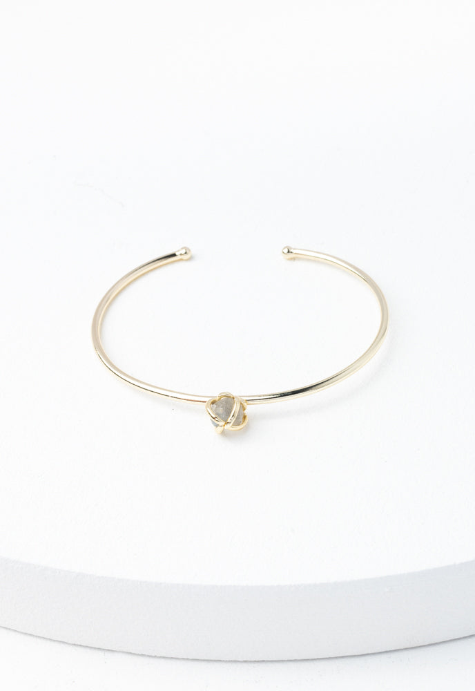 Shine Single-Stone Cuff in Dusk
