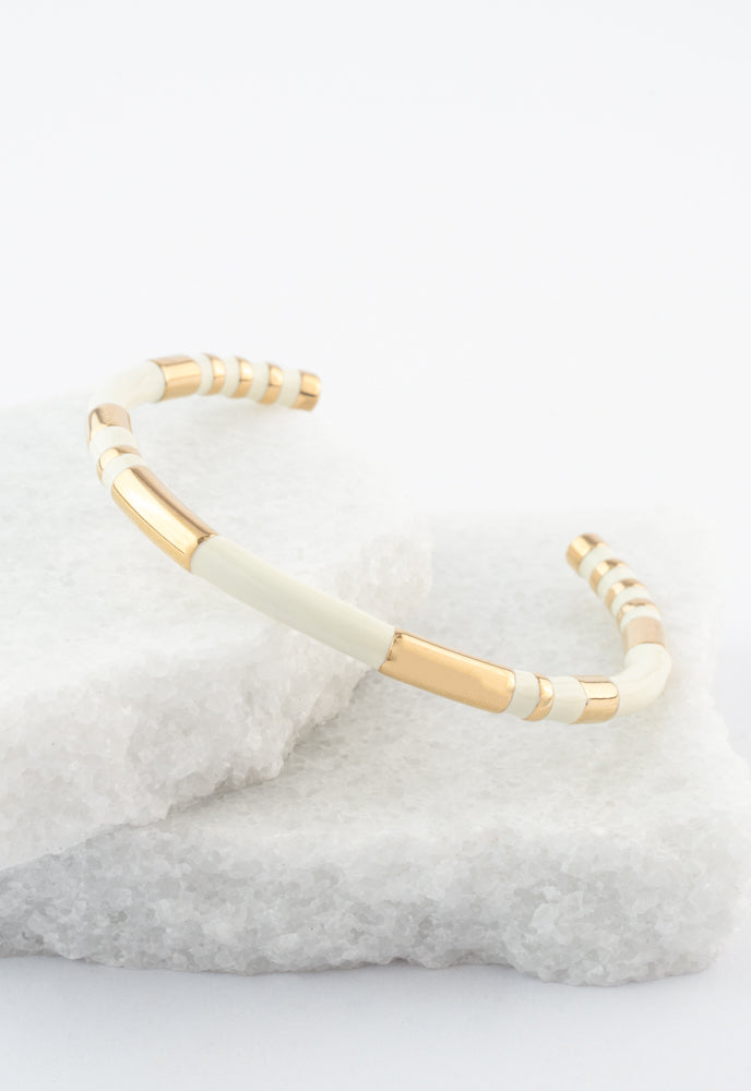 Radiate Hope Cuff in Ivory