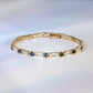 Glimmer Something Blue Tennis Bracelet
