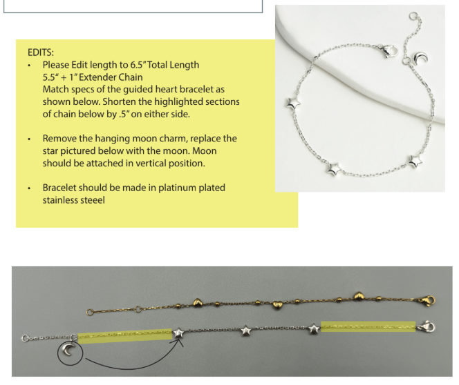 Guided Star Bracelet-Silver