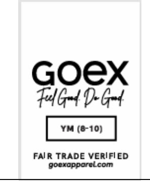 Tear Away Tags- YOUTH YM