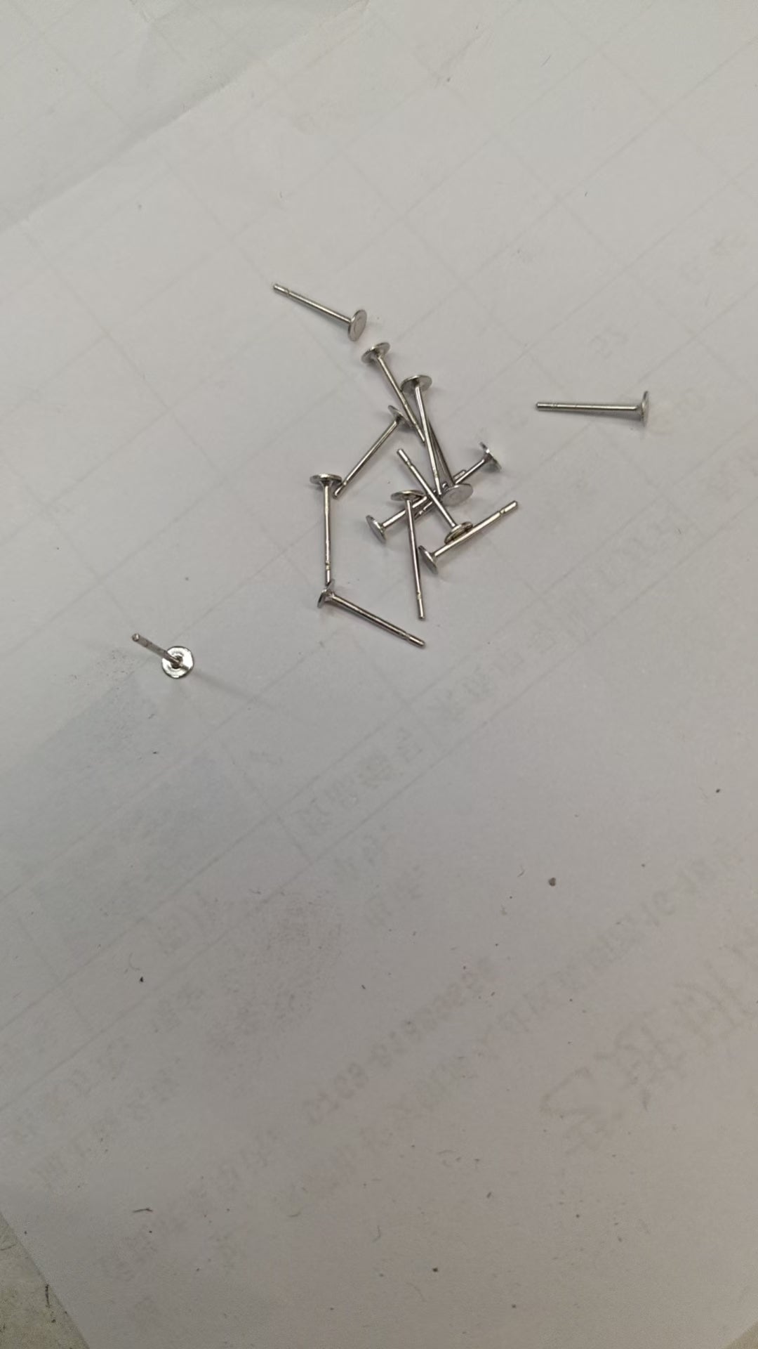 Earring Post Set 0.7x10mm