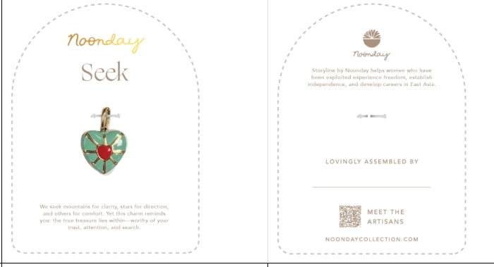 Noonday Arched Charm Card