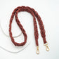 Wear Hope Macramé Crossbody Strap in Terra Cotta