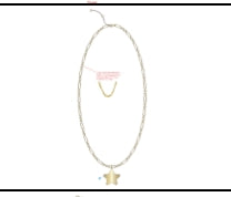 PUFFY STAR LONG PENDANT
