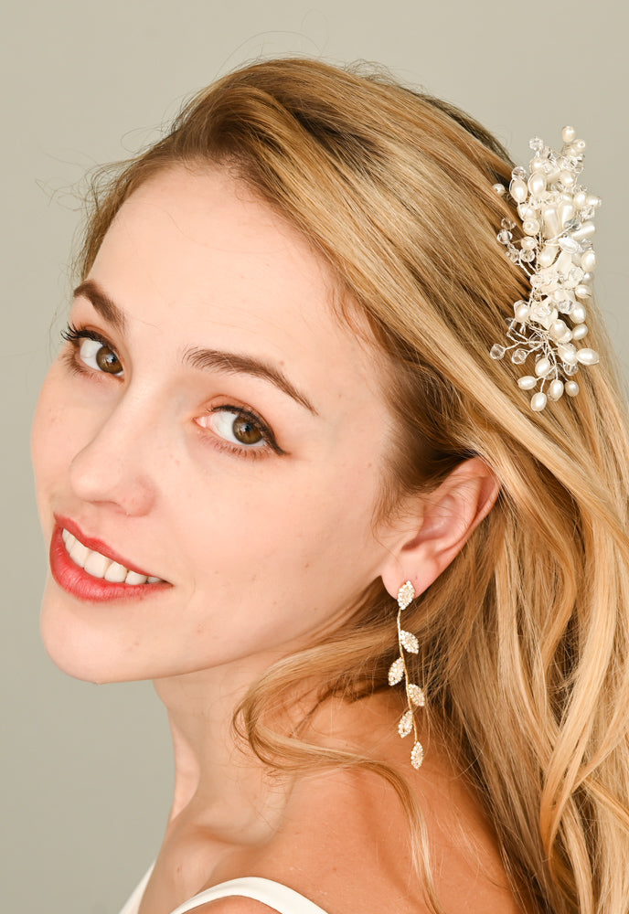 Enchanted Garden Leaf Drop Earrings