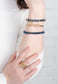 Emperor Blue Beaded Bracelet