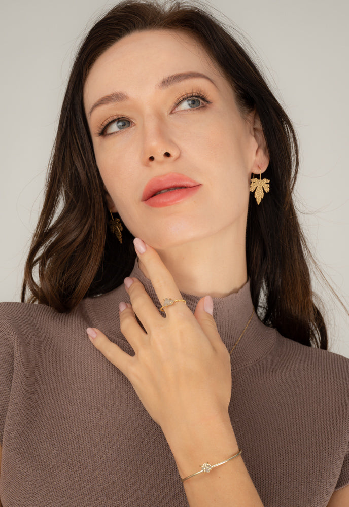 Shine Single-Stone Cuff in Dusk