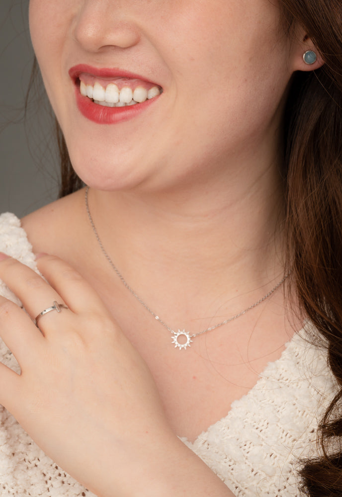Ada Silver Heart Ring