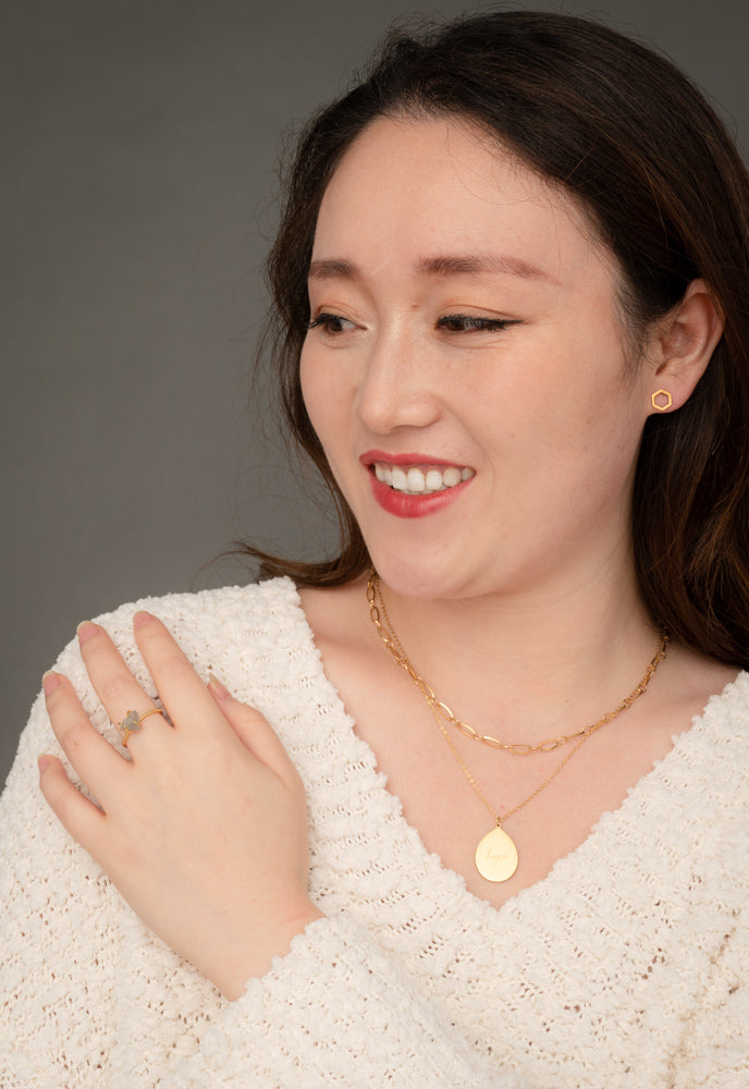 Holly Layered Mother-of-Pearl Necklaces