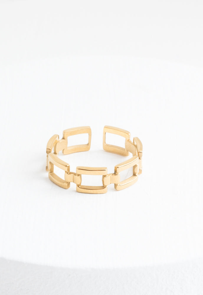Safe & Sound Gold Ring