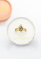 Perfectly-Paired Labradorite and Gold Ring Set