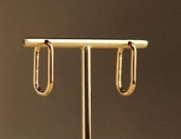 20 x 14mm earrings-gold