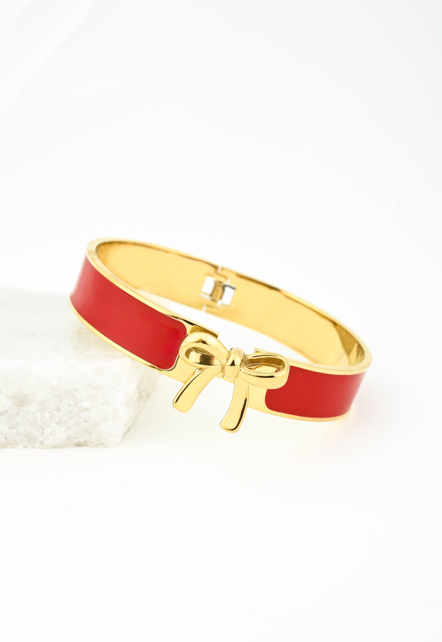 Red bow cuff