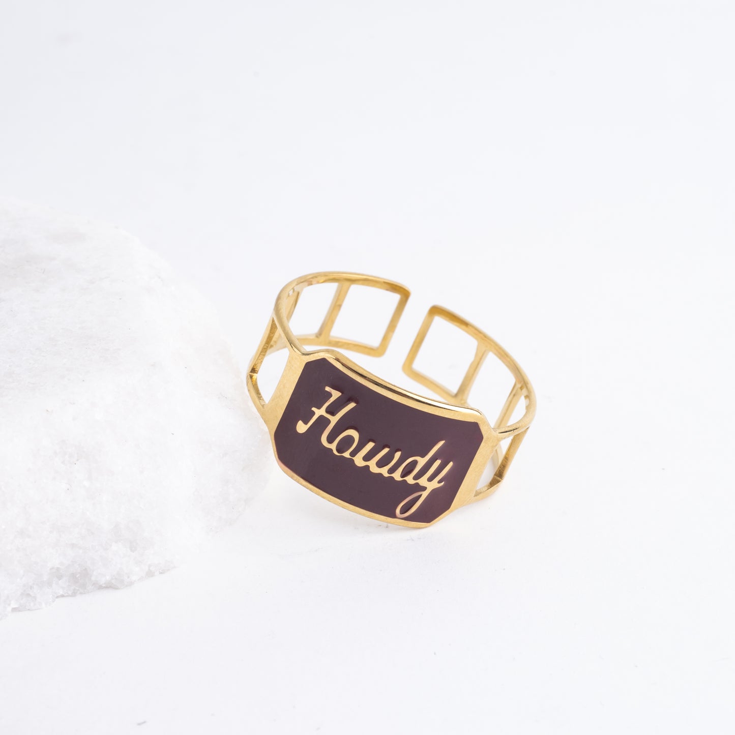 Howdy Scarf Ring
