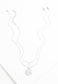 Community Silver Starfish Pendant Necklace Set