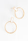 Adalee White Mother of Pearl Earrings