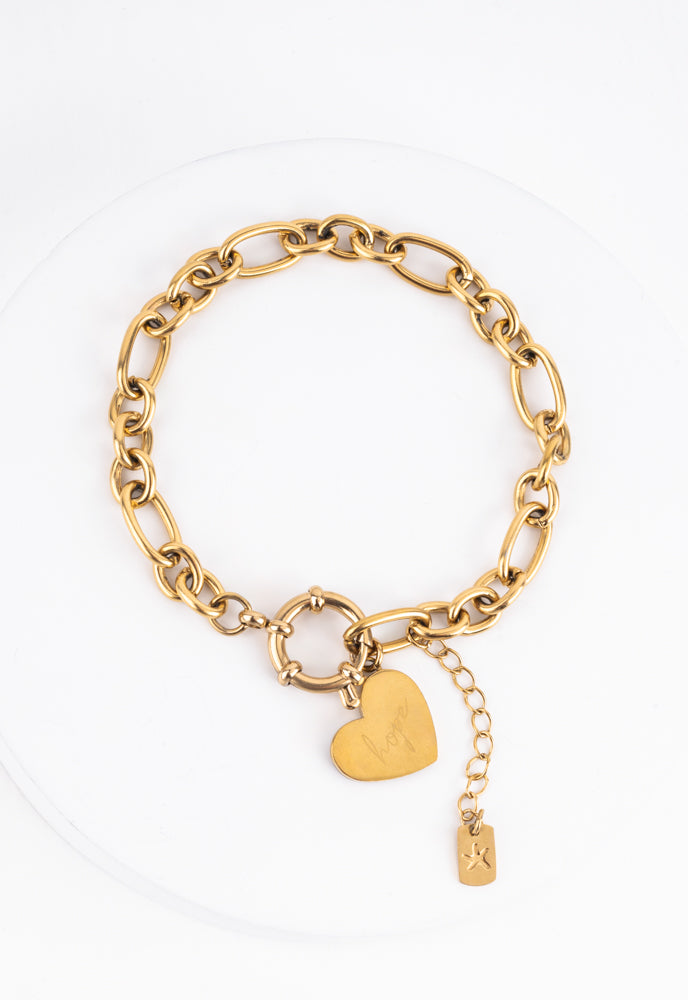 Custom Heart Bracelet for Thistle Farms