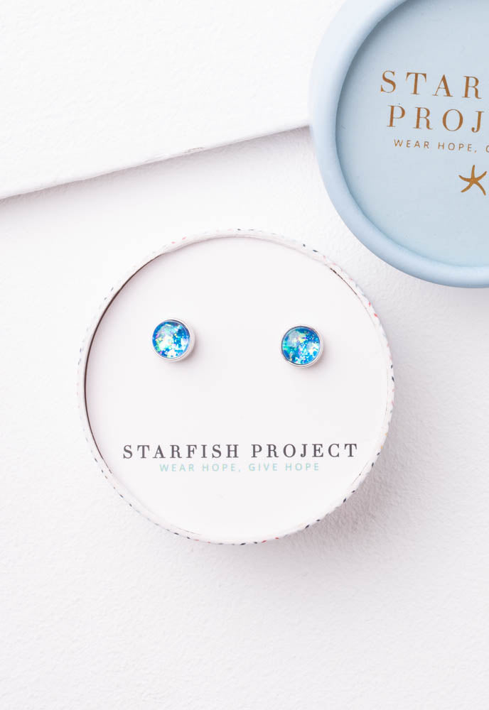 Lora Blue & Silver