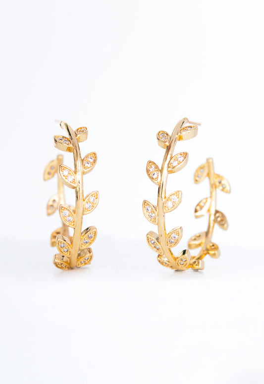 Golden Garland Hoops