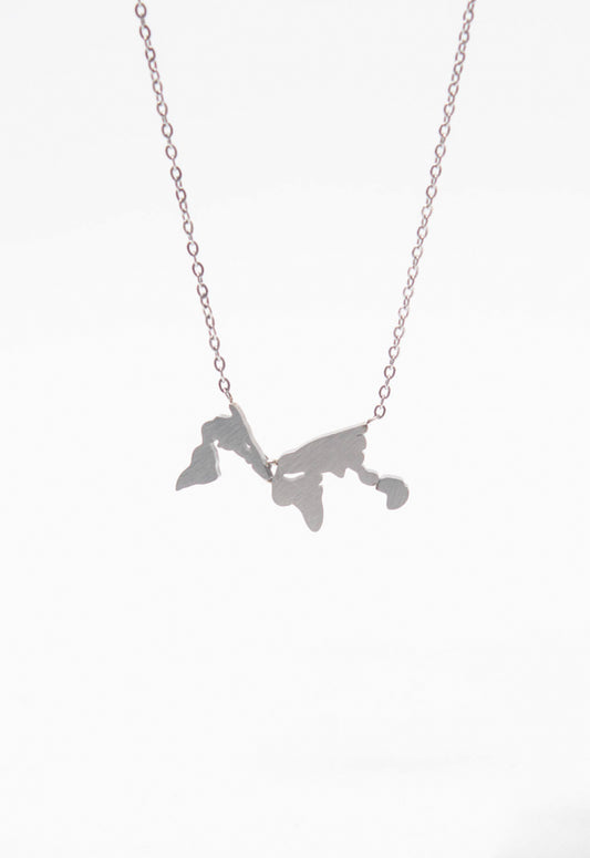 Eliana Silver World Necklace