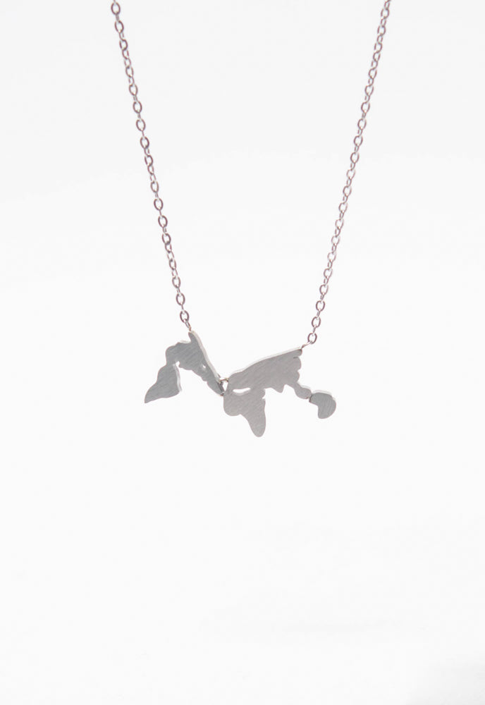Eliana Silver World Necklace