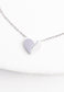 Alexis Silver Heart Necklace